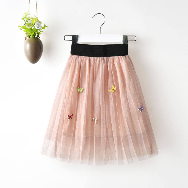 秋冬季中大儿童舞蹈长裙公主半身裙 卓优卡半身裙