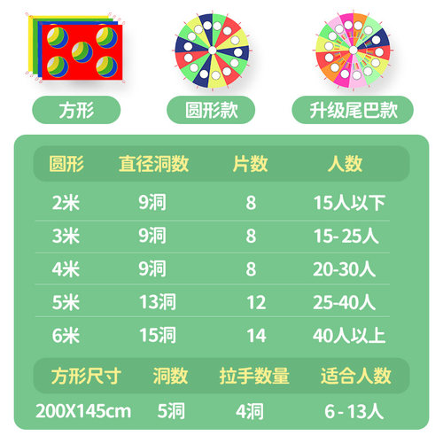 幼儿园打地鼠彩虹伞户外游戏活动教具感统训练早教体智能器材械 - 图3