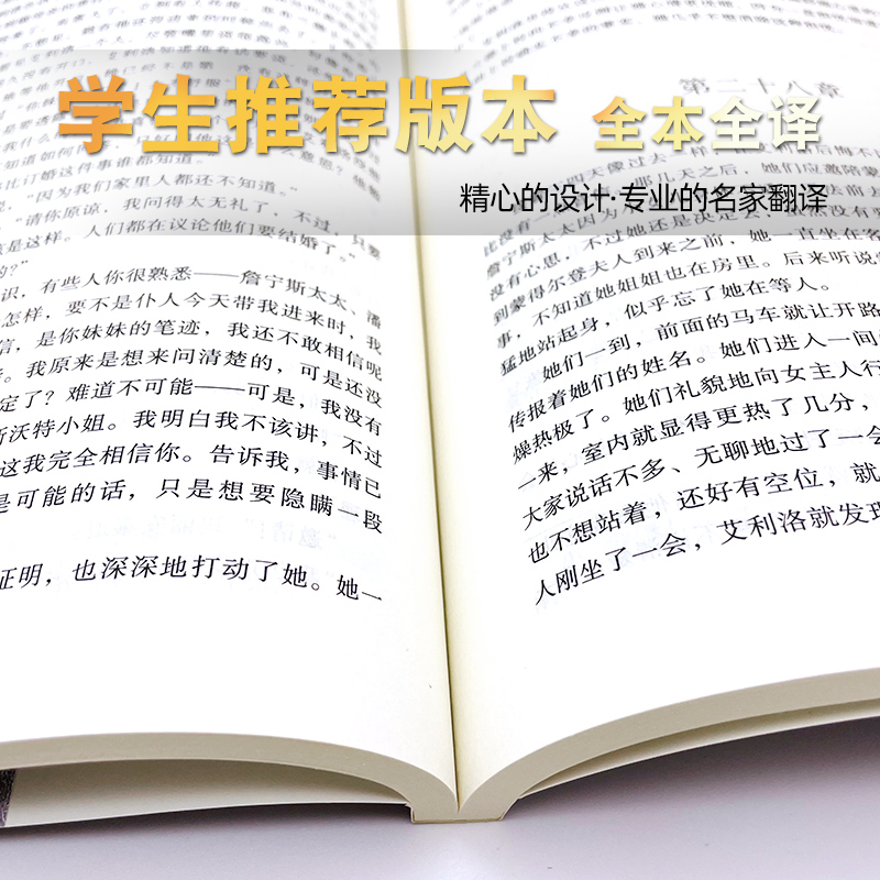 【完整版无删减】理智与情感正版包邮原著原版中文全译本世界经典文学名著小说外国文学畅销社科书籍 北方文艺出版社 - 图1