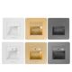 LED foot lamp 86 type night light hotel human body induction aisle stair step light embedded