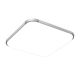 Led square aluminum study warm bedroom lamp