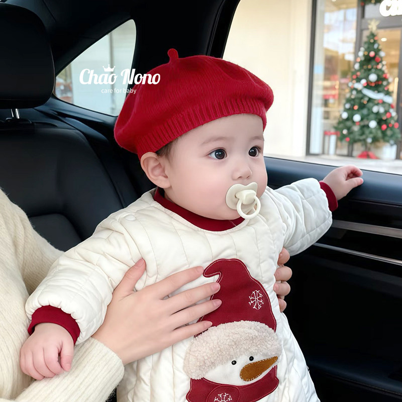 婴儿帽子秋冬款宝宝贝雷帽婴幼儿毛线针织帽时尚儿童贝雷帽南瓜帽,淘宝优惠券,粉丝福利购,淘宝优惠卷