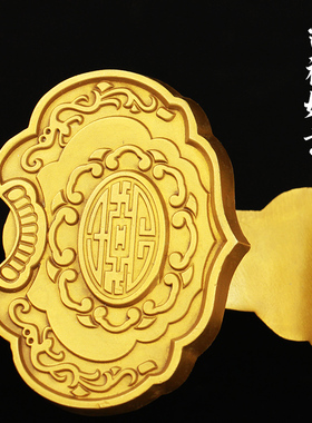 铜如意算盘摆件家居装饰