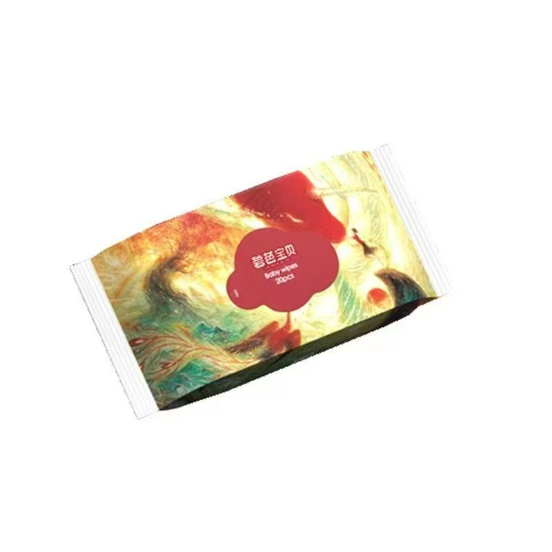 大鱼海棠婴儿湿巾60抽12包 加大加厚宝宝PP湿巾 便携小包湿巾20抽,淘宝优惠券,粉丝福利购,淘宝优惠卷