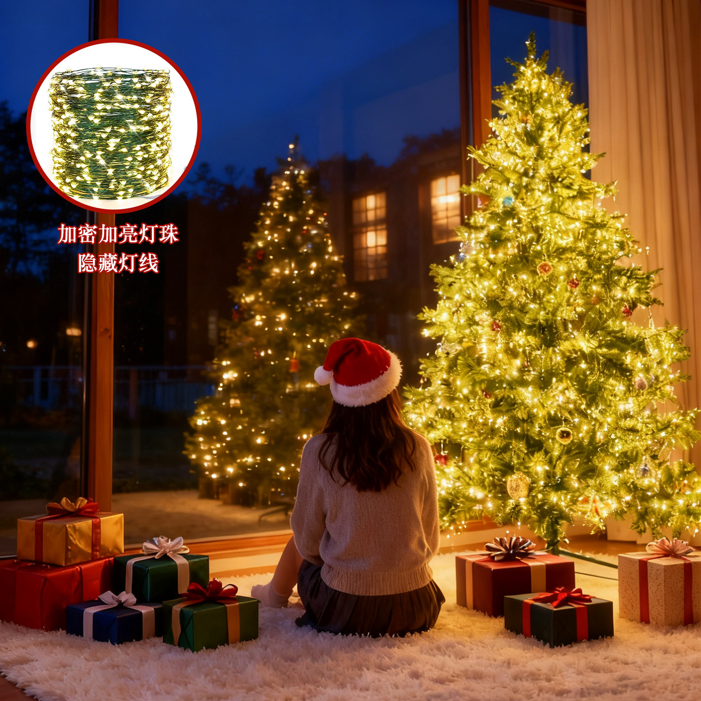 Christmas decoration room, Spring Festival decorative lights, atmosphere lights