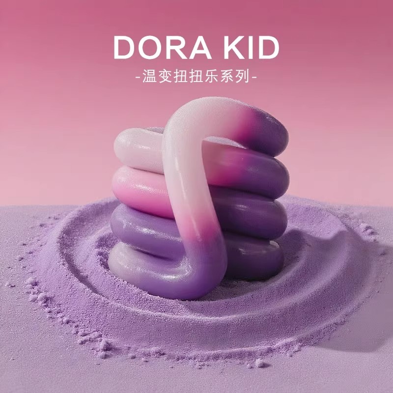 官方正版tangle扭扭乐温变解压神器百变按按乐感温变色黑科技玩具 - 图3