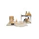 MOON model room cloakroom women's dressing table ornaments tray perfume storage shelf soft decorations
