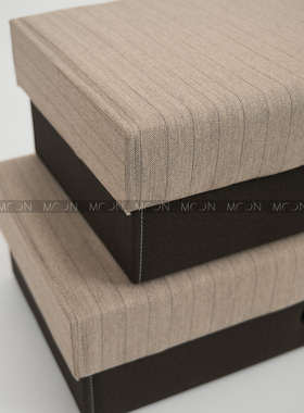 MOON慕空间样板房衣帽间摆件收纳盒信封箱家居展厅装饰品陈列道具