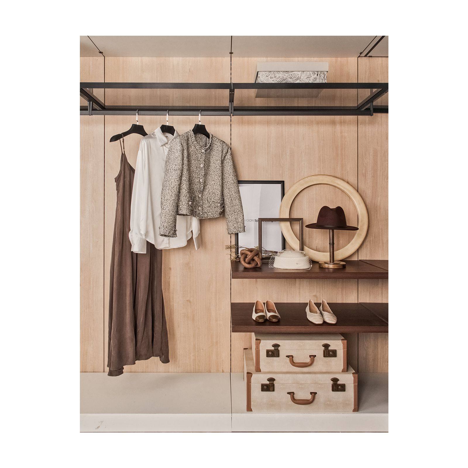 MOON慕空间样板房衣帽间女士衣柜衣服摆件收纳盒展厅摆设道具饰品,淘宝优惠券,粉丝福利购,淘宝优惠卷