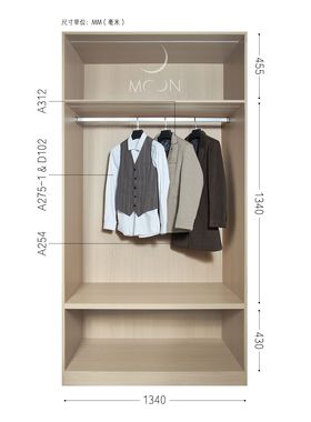 MOON慕空间样板房衣帽间西装马甲摆件全屋定制展厅摆设道具装饰品