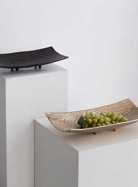 进口金属果盘样板间桌面摆件