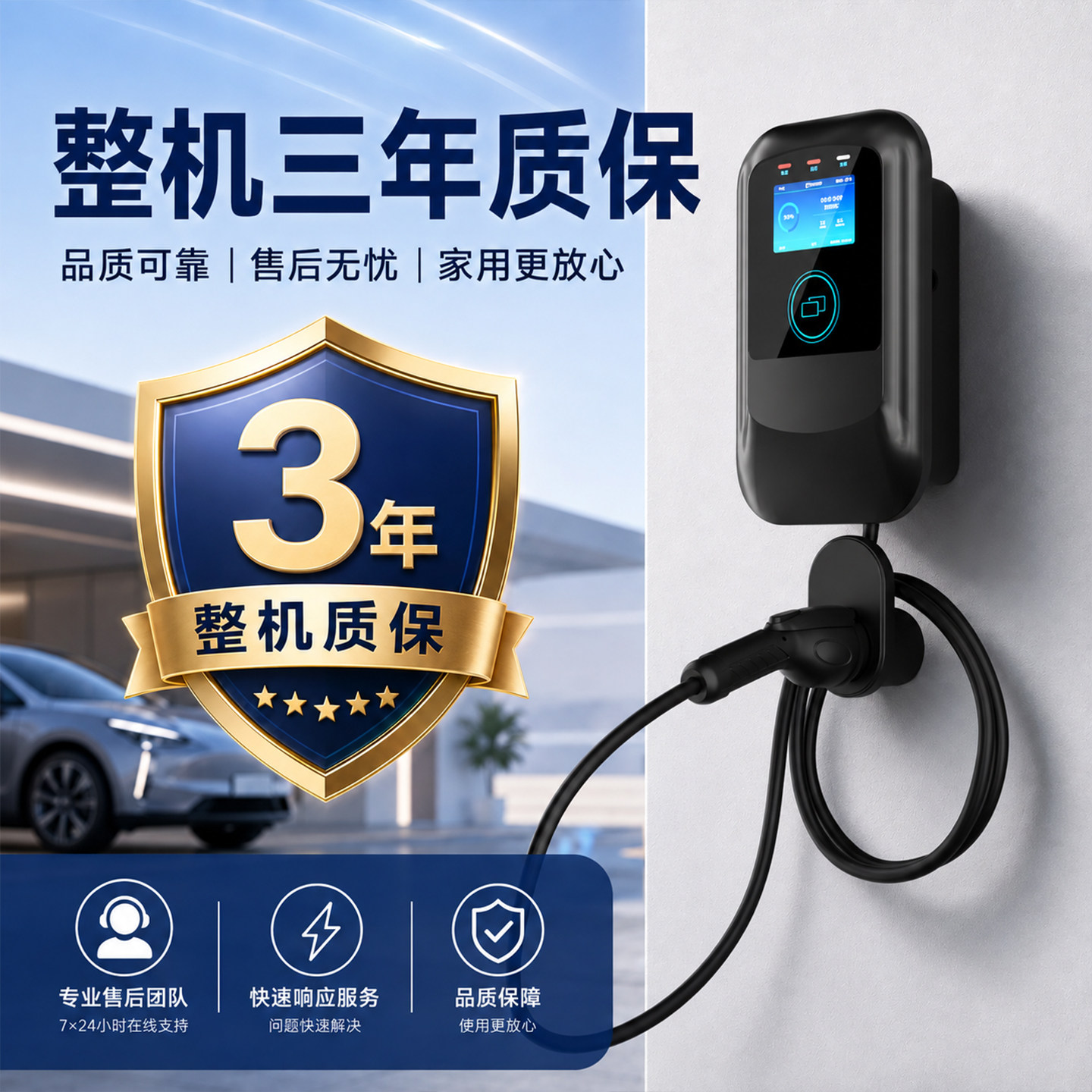新能源电动汽车通用充电桩7KW32A家用商用适用于比亚迪特斯拉荣威
