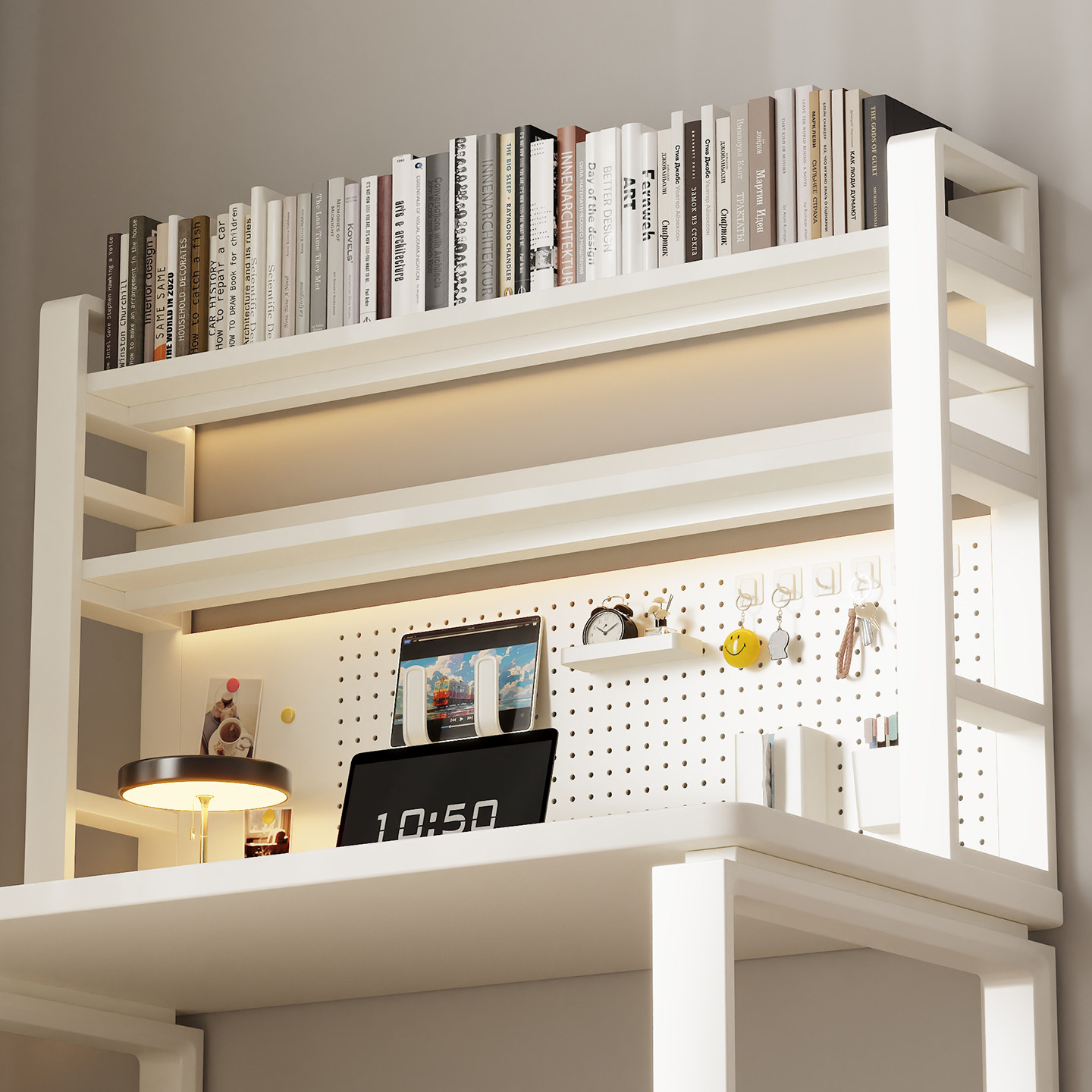 True load-bearing hidden mortise bookshelf