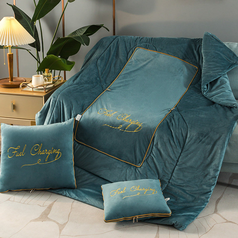 抱枕被子两用水晶绒面料沙发汽车载高档靠枕午睡空调被可便携,淘宝优惠券,粉丝福利购,淘宝优惠卷