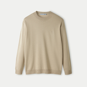 含羊绒海澜之家商务圆领毛衣长袖针织衫25秋冬季新款上衣男