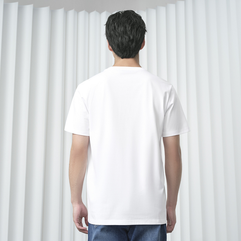 【凉感胸前印花T恤】海澜之家POWER YOUNG圆领短袖25夏季新短t男