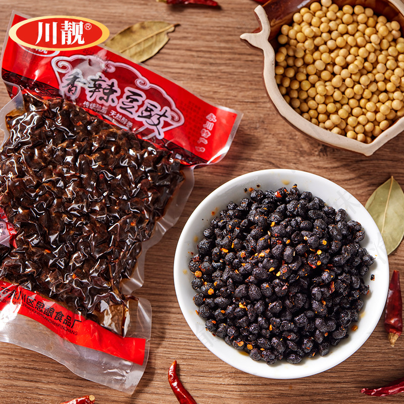 重庆正宗外祖母永川豆豉150g*10袋装酱香四川干豆豉川菜调味料,淘宝优惠券,粉丝福利购,淘宝优惠卷