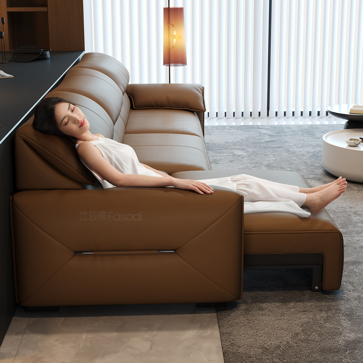 政府补贴法莎蒂大象耳朵零靠墙电动功能沙发简约客厅头层牛皮沙发,淘宝优惠券,粉丝福利购,淘宝优惠卷