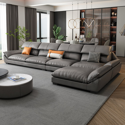 法莎蒂新款科技布沙发北欧现代简约客厅直排三人布艺乳胶网红沙发 - 图1