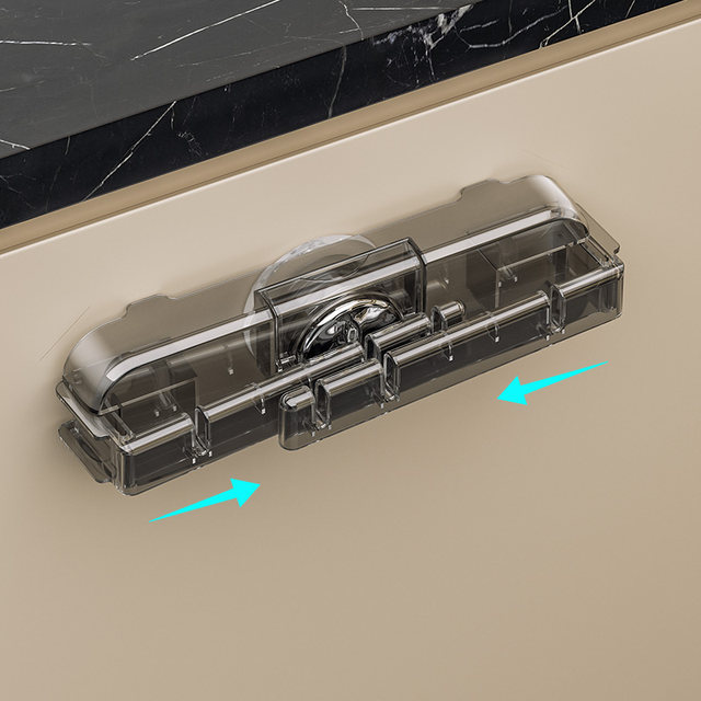 Suction cup foldable garbage rack wall-mounted garbage can