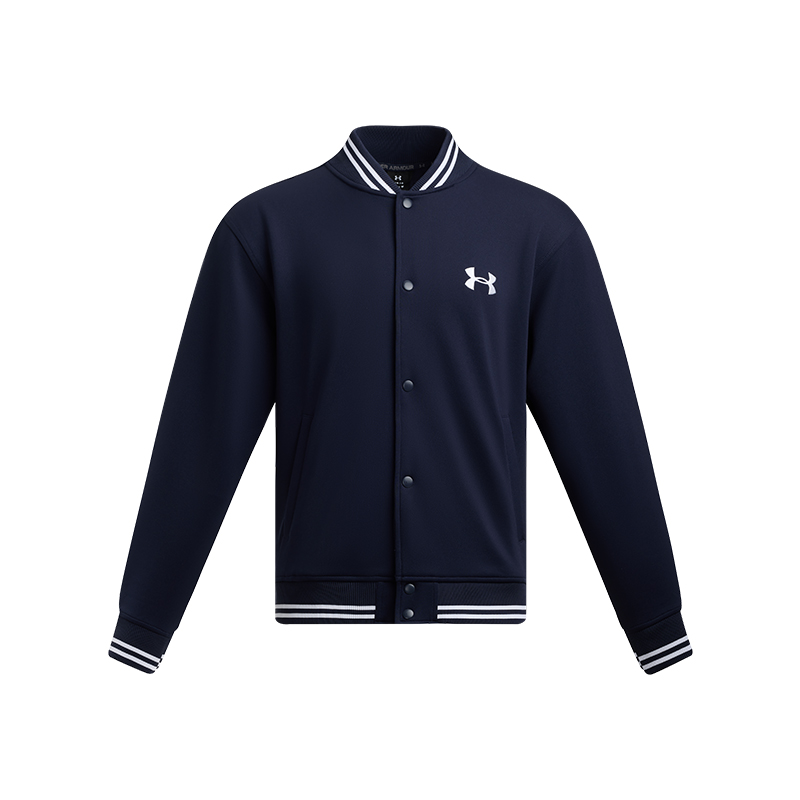 安德玛官方奥莱UA KNIT BOMBER男子女子刺绣跑步训练休闲运动外套 - 图3