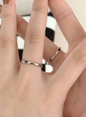 s999纯银莫比乌斯环对戒