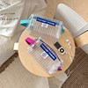 Pocket travel transparent cosmetic storage wash beach handbag women's large capacity sports fitness swimming bag