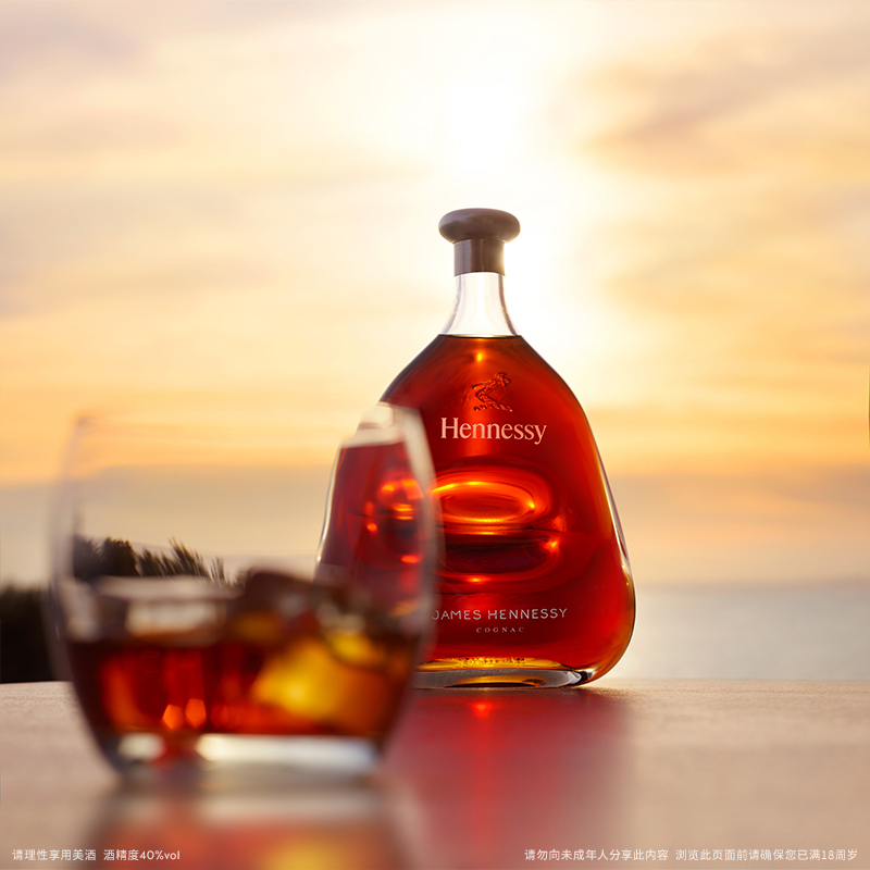 【官方直营】轩尼诗詹姆士干邑白兰地700ml礼盒进口洋酒正品官方 - 图3