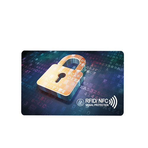 黑科技13.56mhz RFID Blocking Shield card NFC信号屏蔽阻断卡RFID信息安全卡银行卡防扫描防盗刷防读取卡 - 图3