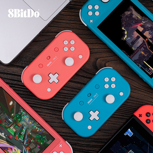 八位堂 8BitDo Lite 2轻薄游戏手柄体感震动无线Switch oled游戏机安卓树莓派蓝牙有线塞尔达传说-图0