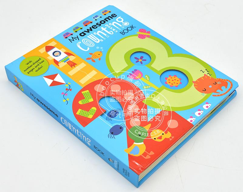 现货 进口 1-20个字母数字读物 英文原版 My Awesome Counting Book 1-