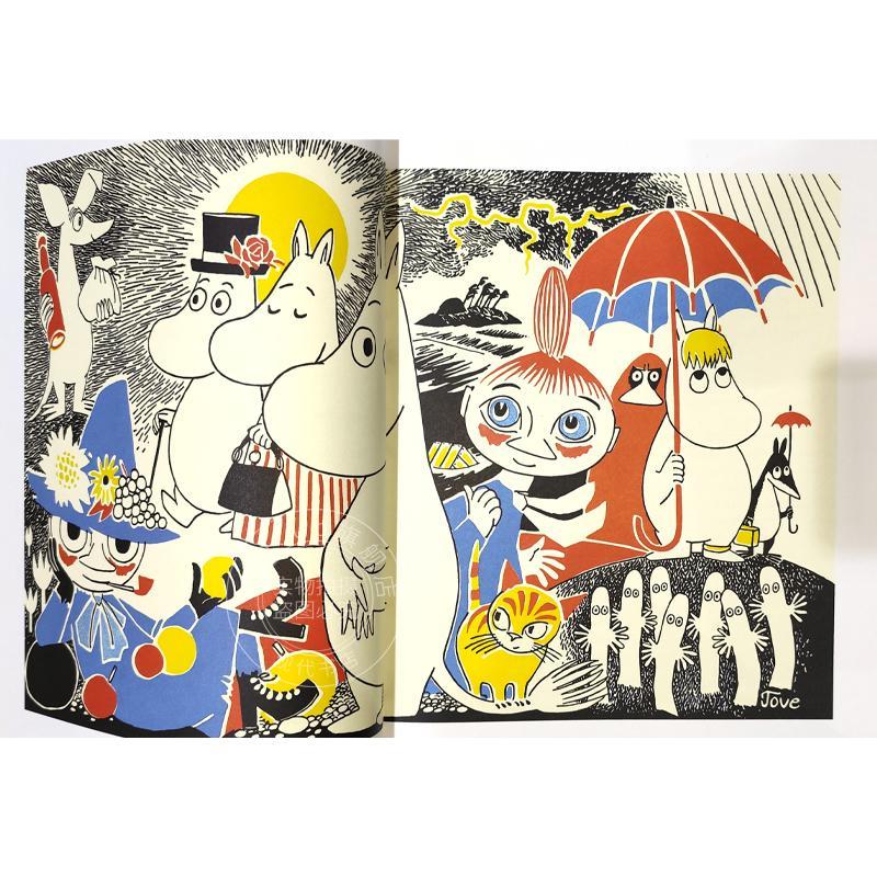 姆明一家 姆明山谷的世界 80周年纪念版 儿童绘本故事书 英文原版 The Moomins: The World of Moominvalley 托芙·扬松 Tove Jans
