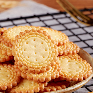 【拍6件】日式海盐小圆饼干6包