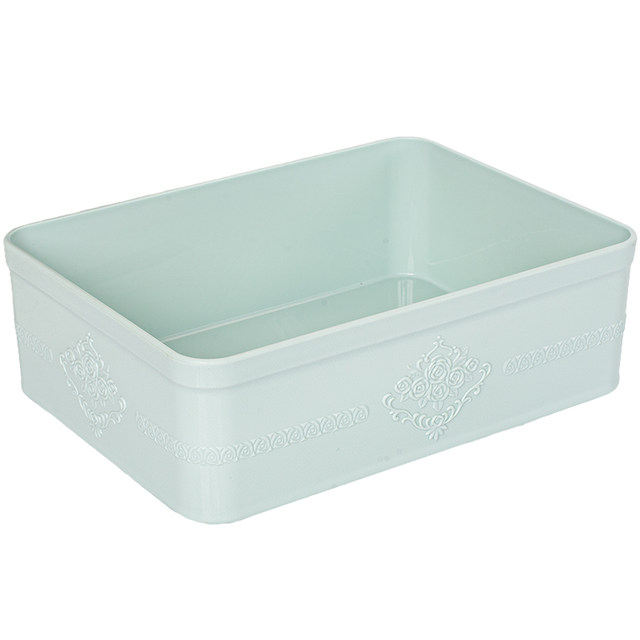 Plastic plastic without cover rectangular thickened