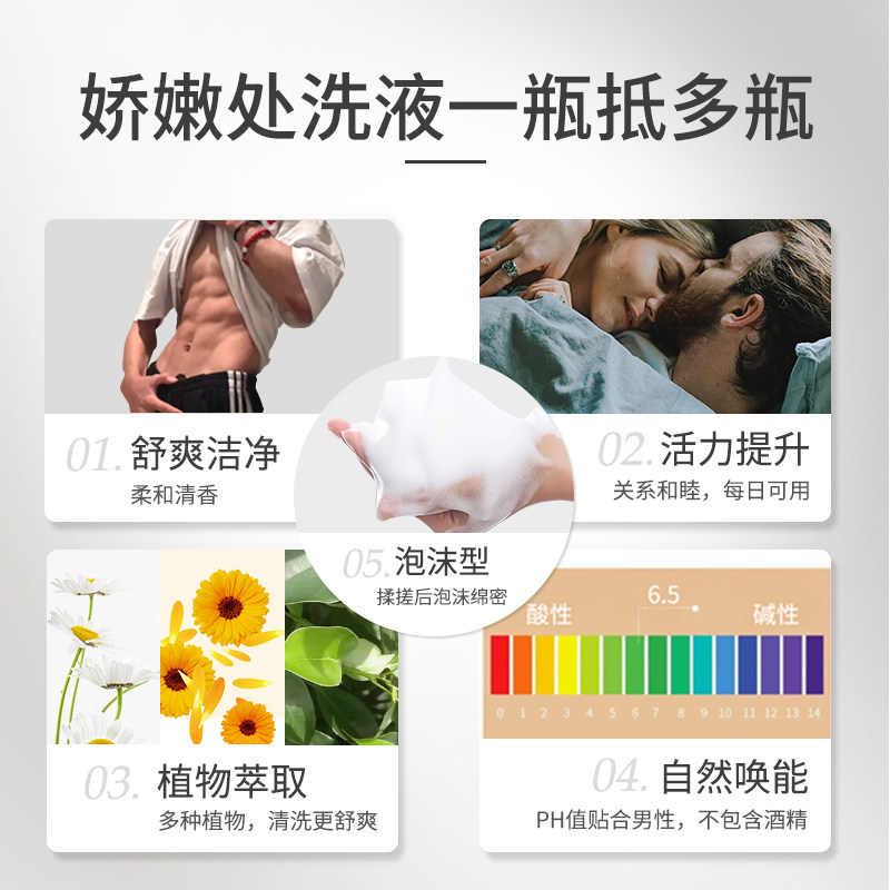 2瓶装bioturm碧欧彤男士护理液 Bioturm海外私处洗液