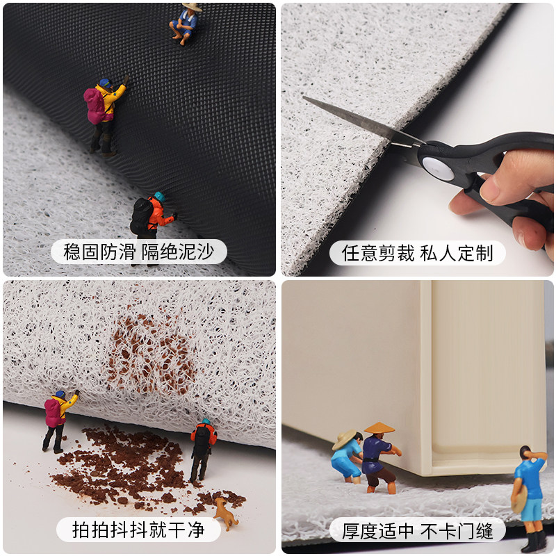 入户门地垫门口防滑脚垫可裁剪丝圈玄关进门垫轻奢高级感防滑地毯,淘宝优惠券,粉丝福利购,淘宝优惠卷