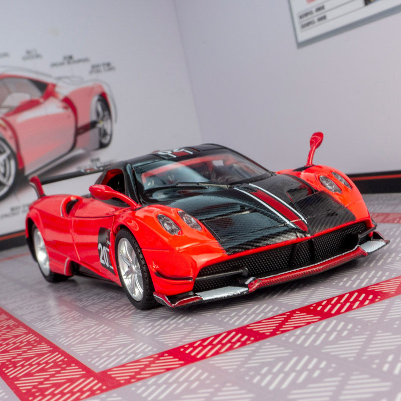 创意桌面摆件帕加尼模型车CCA声光回力玩具车儿童金属收藏品礼物,淘宝优惠券,粉丝福利购,淘宝优惠卷