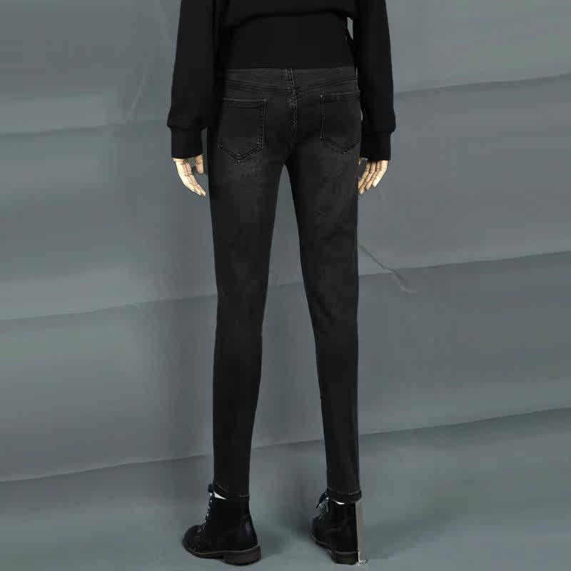 秋季外穿潮妈直筒宽松秋装孕妇裤子 安智彩孕妇直筒裤