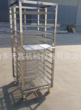 消毒碗筷架子车不锈钢架子车海鲜架子车冷冻榴莲架子车
