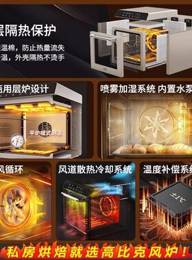 UKOEO高比克80S风炉平炉二合一商用多功能烤箱私房烘焙大容量家用