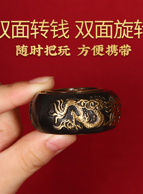 把玩指尖陀螺寅亥堂黄铜锻炼手指