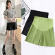 Casual style mid to late summer maternity shorts