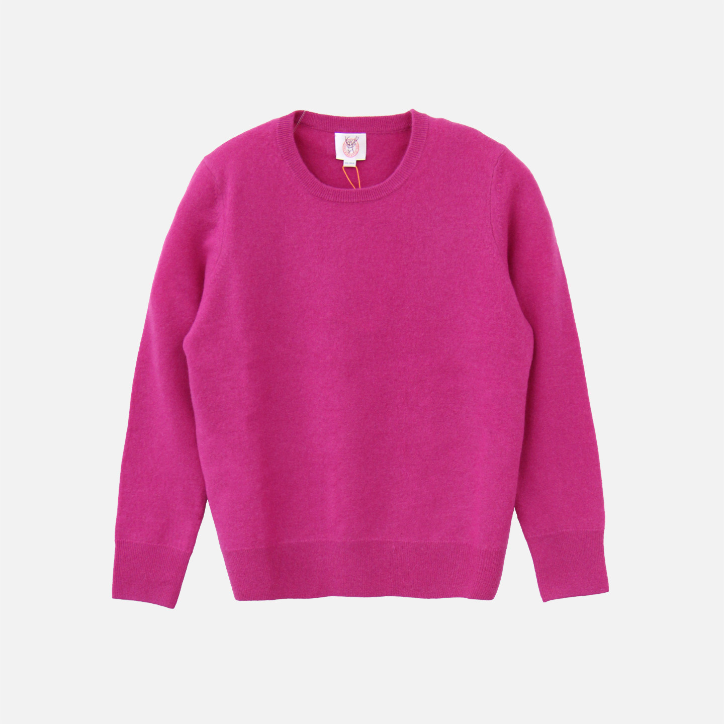 鹿王100%羊绒衫女士圆领平针保暖纯色简约套头打底衫秋冬季新款,淘宝优惠券,粉丝福利购,淘宝优惠卷