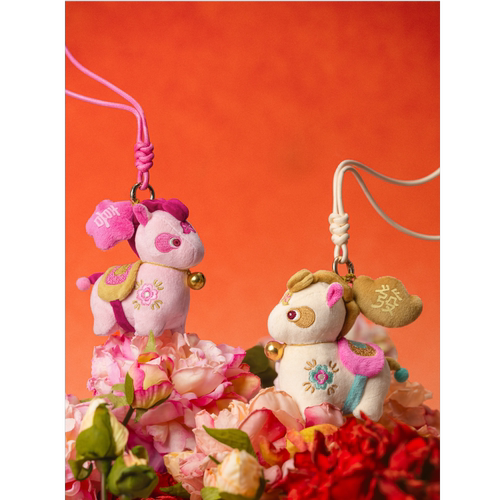 【元旦礼物】爱诗乐『好事来樂』香囊挂件礼盒马年春节车载挂饰 - 图3