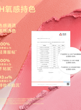 融融腮红膏乳霜质地服帖氛围膨胀