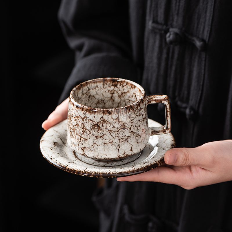 善简窑变陶瓷杯马克杯家用下午茶个人专用杯子喝茶水杯那女咖啡杯 - 图3