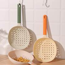 Large leaking spoon Home kitchen Scoop Spoon Silica Gel Scoop Spoon Drain Spoon Drain Spoon Spoon Spoon Scoop Spoon resistant to high temperature