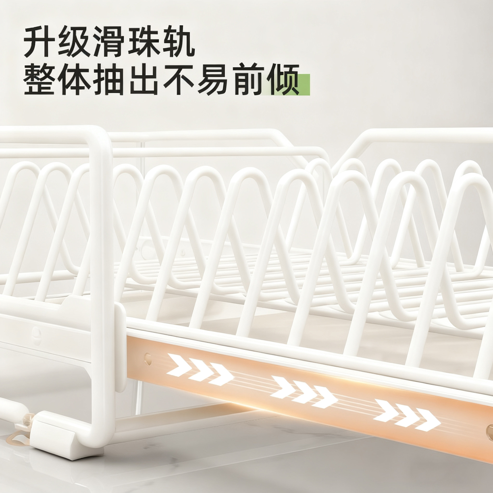 厨房碗碟收纳架橱柜内置物架抽屉式拉篮抽拉沥水放碗架碗盘收纳架,淘宝优惠券,粉丝福利购,淘宝优惠卷