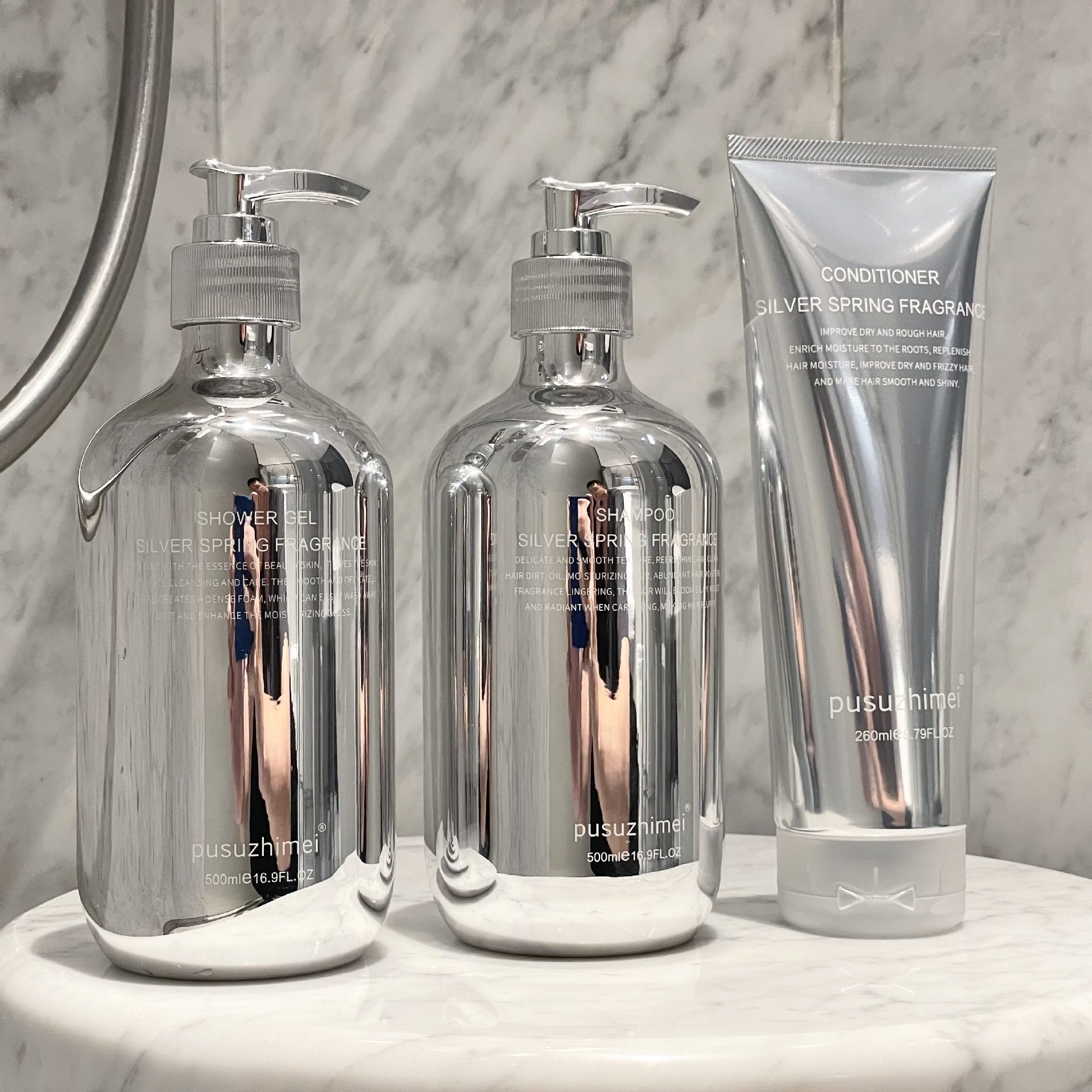 打造视觉蓬松感！鱼子酱控油持久留香去屑止痒改善分叉沐浴露套装,淘宝优惠券,粉丝福利购,淘宝优惠卷