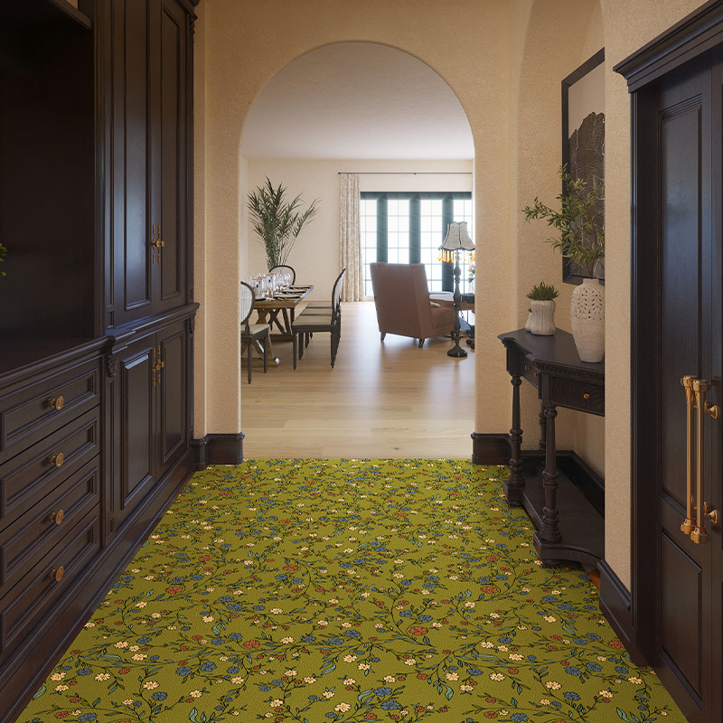 美式紫色花朵浴室入户玄关地垫硅藻泥吸水防滑垫满铺卫生间门口垫,淘宝优惠券,粉丝福利购,淘宝优惠卷